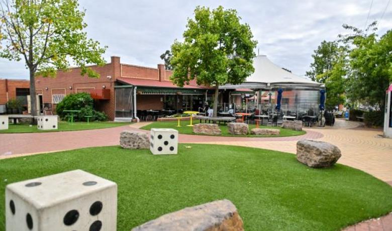 Templestowe village popup park